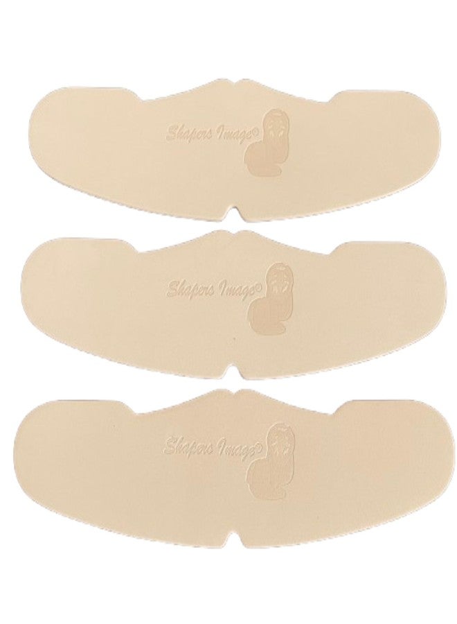 Shapers Image 3 pcs Baseball Crown Shaper Inserts for Low Profile Fitted & Snapback Caps, Washable Reusable Sports Hat Liner Beige One Size - Image 2