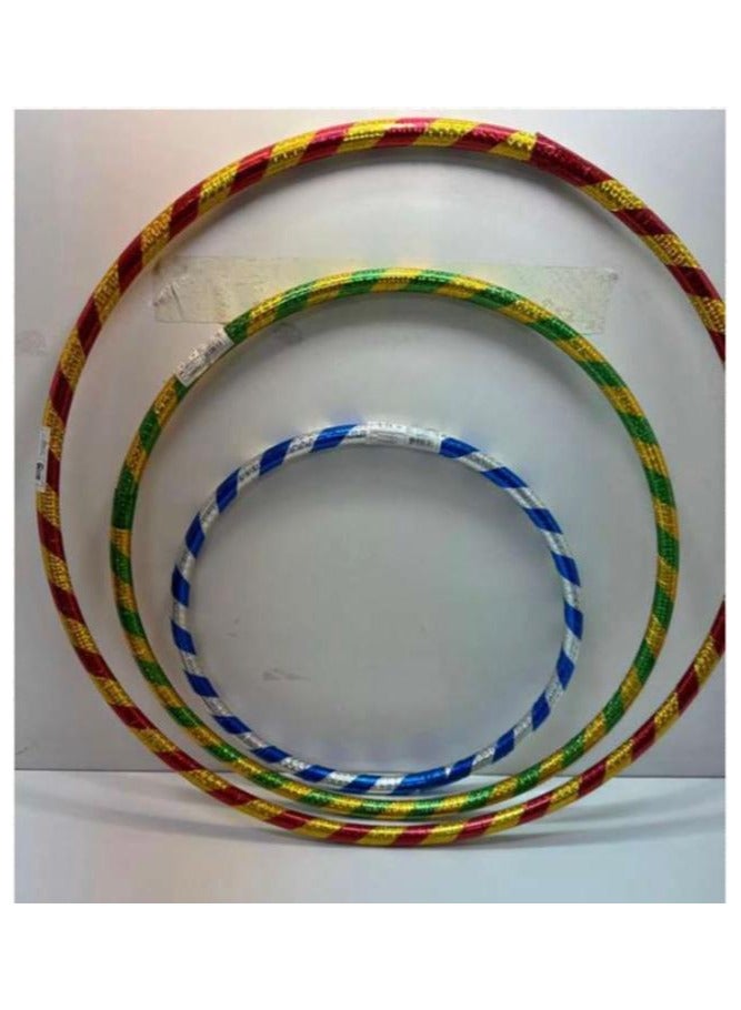 فيرونا طوق هولا هوب للكبار والأطفال، حلقة تمارين لياقة بدنية عالية الجودة، متعددة الألوان، المقاس وسط