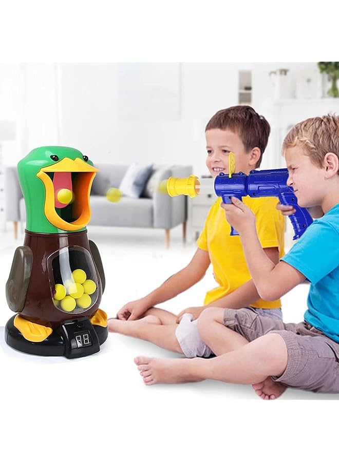 Beauenty Target Shooting Games Toy Guns For Kids Shooting Game Gifts For3 4 5 6 7 8 9 Year Old Kids Toy Guns With Air Pump Guns Party Toys With Lcd Score Record 24 Soft Foam Balls (A) - Image 2