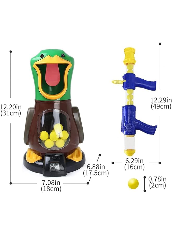 Beauenty Target Shooting Games Toy Guns For Kids Shooting Game Gifts For3 4 5 6 7 8 9 Year Old Kids Toy Guns With Air Pump Guns Party Toys With Lcd Score Record 24 Soft Foam Balls (A) - Image 5