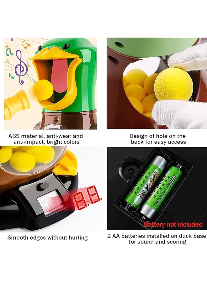 Beauenty Target Shooting Games Toy Guns For Kids Shooting Game Gifts For3 4 5 6 7 8 9 Year Old Kids Toy Guns With Air Pump Guns Party Toys With Lcd Score Record 24 Soft Foam Balls (A) - Image 4