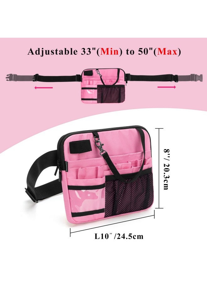 Damero Damero Nurse Fanny Pack with Medical Gear Pockets, Nurse Waist Pouch Nurse Tool Belt with Tape Holder for Stethoscopes, Bandage Scissors and Other Medical Supplies, Pink  - Image 5