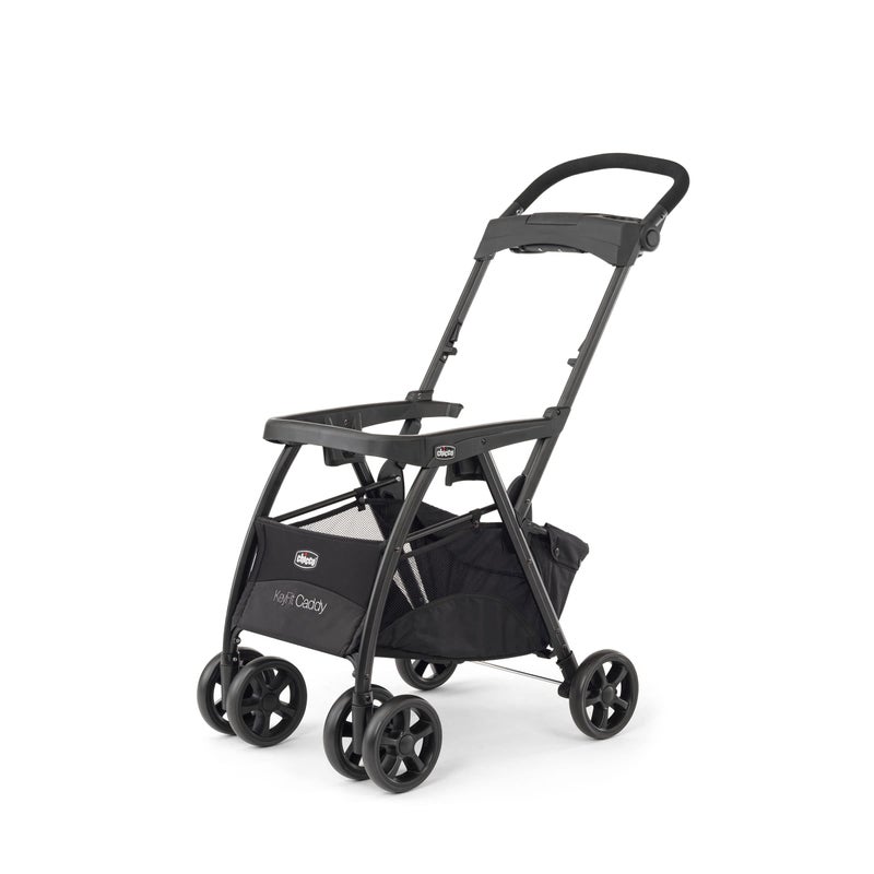 Chicco Chicco KeyFit Caddy Frame Stroller Accepts All Chicco Infant Car Seats Adjustable Handle Parent Tray BlackBlack