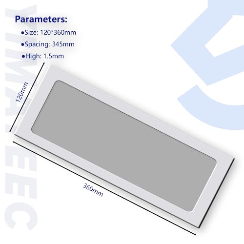 YIMATEECO Dust Filter PC 360mm for Computer Cooler/PSU/Routers Nylon 80 Mesh, Magnetic Dust Filter PC Dust Cover Mesh Dustproof Computer Fan Filter Grills (Nylon, 120x360mm, 2pcs, White) - Image 5