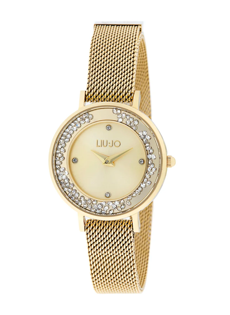 ليو جو Liu Jo Dancing Slim Mini Gold Watch - TLJ1691