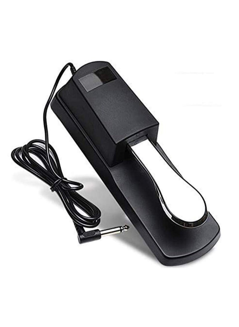 Generic Sustain Foot Pedal for Keyboards Digital Piano Polarity Switch MIDI Universal Heavy Duty Electronic Peda Pianos Synth  - Image 1