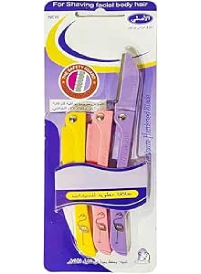Women's Razor for Face & Body Hair Removal, Set of 3 Precision Edges, Smooth Skin, Painless Hair Removal with Safe and Easy to Use Design - Image 1