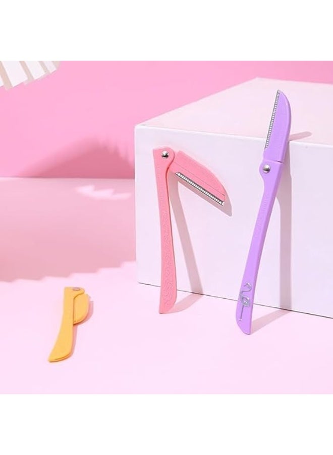 Feather Flamingos Women's Razor for Face & Body Hair Removal, Set of 3 Precision Edges, Smooth Skin, Painless Hair Removal with Safe and Easy to Use Design - Image 5