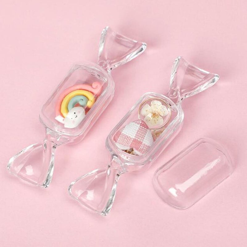 FZBNSRKO 50Pcs Candy Shaped Jewelry Box Mini Candy Jewelry Organizer Earring Organizers Box For Travel Jewelry New Year Valentine's Day Present Decoration - Image 5