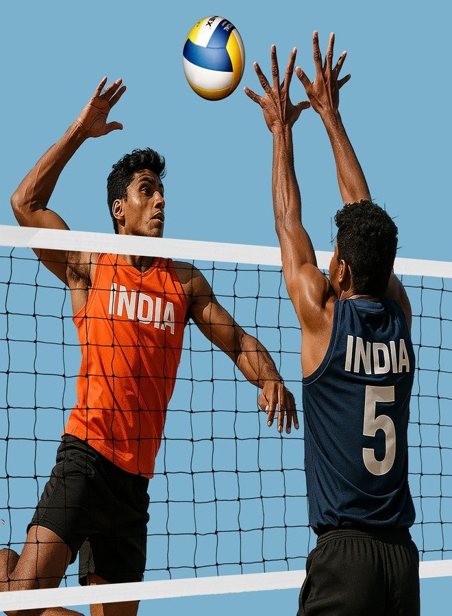 فينكس كرة طائرة فينكس توب فولي - الحجم والوزن الرسميان | مصنوعة من البولي يوريثان الياباني الفاخر، كرة ملصقة مكونة من 12 لوحة | كرة طائرة متينة للاستخدام الداخلي والخارجي - قطعة واحدة مع علبة - Image 5