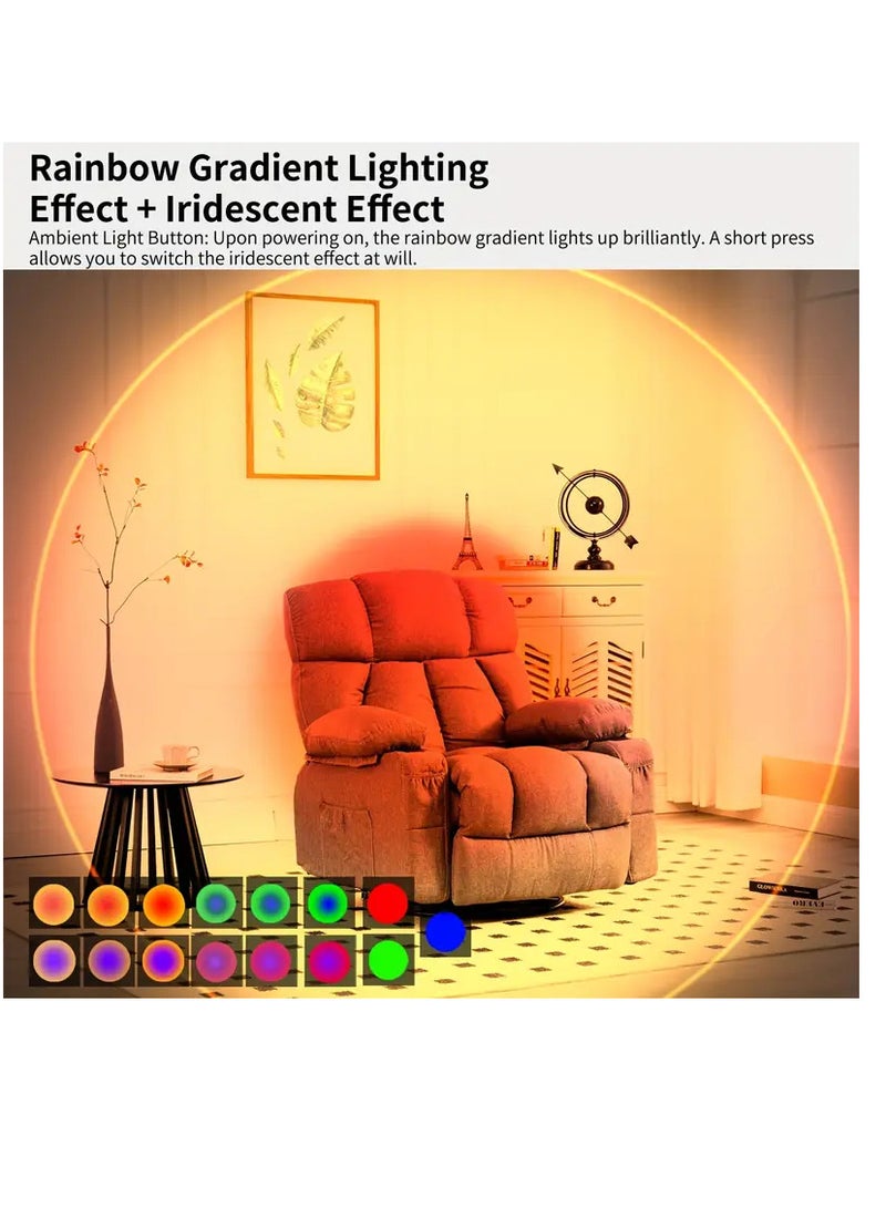 TFIXOL LED Wireless Wall Sconce with 7 Colors Changing, Motion Sensor Light Indoor, 1500mAh Rechargeable Battery Operated Wall Sconces for Bedroom Bedside Hallway Courtyard Doorway (White) - Image 3