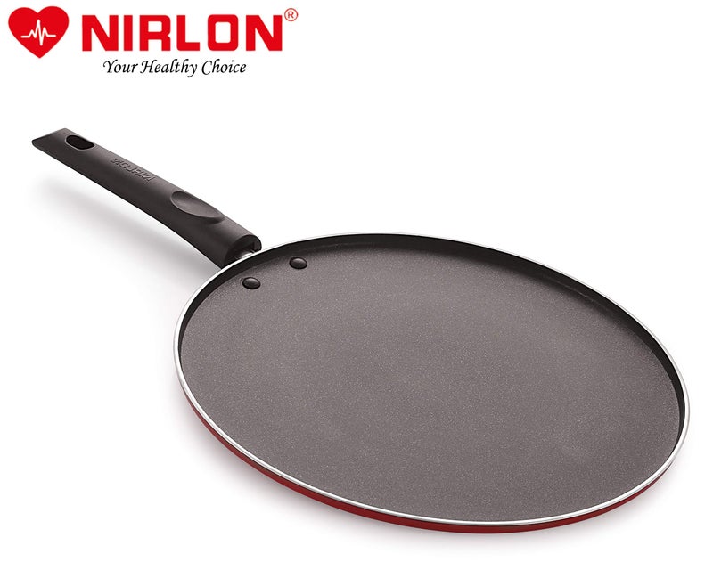 Nirlon Non Stick Dosa Tawa with Handle | Non Stick Dosa Pan, Chapati Tawa, Roti Tawa for Kitchen | Gas Stove Compatible tawa 29 cm(26mm Classic_Smart_Tawa12) - Image 3