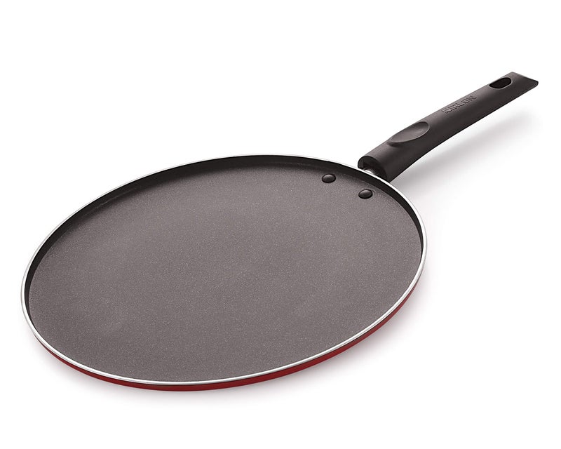 Nirlon Non Stick Dosa Tawa with Handle | Non Stick Dosa Pan, Chapati Tawa, Roti Tawa for Kitchen | Gas Stove Compatible tawa 29 cm(26mm Classic_Smart_Tawa12) - Image 4
