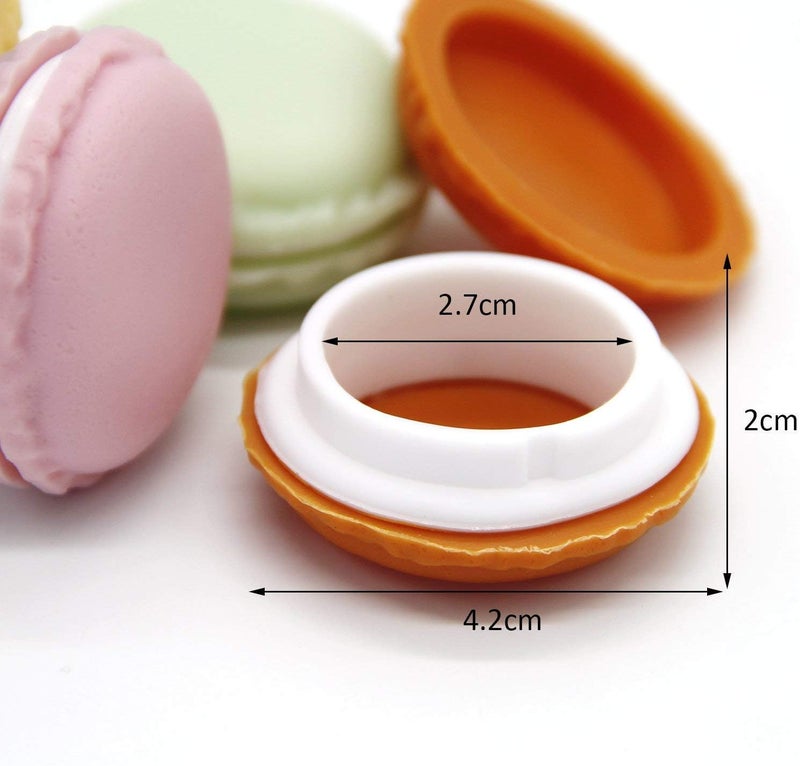 DIANZHU Macaron Case, Macaron Cute Pill Box, Colorful Jewelry Storage Box, Shape Storage Box Candy Cute Pill Organizer Case Container(8PCS) - Image 2