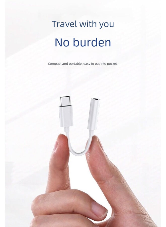 Type-c Digital Decoding Audio Mobile Phone Adapter Cable 3.5mm Headset Converter Live Microphone Sound Card Head-Interface Form:type-c To 3.5 [digital Audio]]  - Image 5