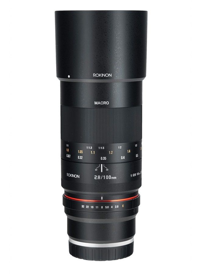 Rokinon 100mm F2.8 ED UMC Full Frame Telephoto Macro Lens for Sony E-Mount Interchangeable Lens Cameras