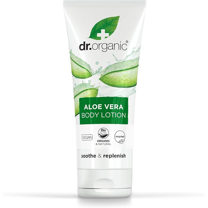 dr.organic DR ORGANIC Aloe Vera Bioactive Skin Moisturizer Lotion 200 ML, Pack Of 1 - Image 1