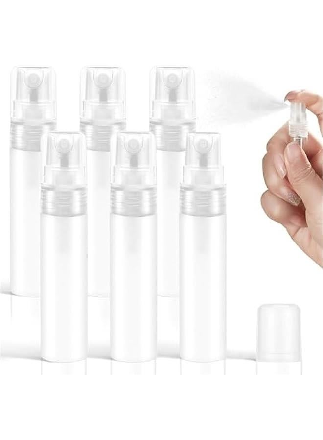 Beauenty Mini Spray Bottle, 6 Pcs Mini Clear Perfume Bottle, 5ml Refillable Fine Mist Spray Bottles for Liquid, Perfume, Makeup Tool, Travel - Image 1