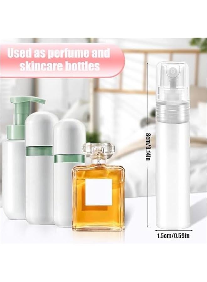 Beauenty Mini Spray Bottle, 6 Pcs Mini Clear Perfume Bottle, 5ml Refillable Fine Mist Spray Bottles for Liquid, Perfume, Makeup Tool, Travel - Image 2
