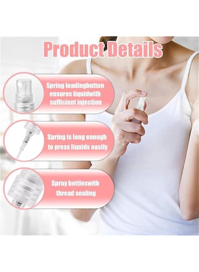 Beauenty Mini Spray Bottle, 6 Pcs Mini Clear Perfume Bottle, 5ml Refillable Fine Mist Spray Bottles for Liquid, Perfume, Makeup Tool, Travel - Image 3