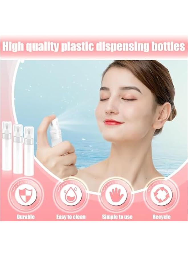 Beauenty Mini Spray Bottle, 6 Pcs Mini Clear Perfume Bottle, 5ml Refillable Fine Mist Spray Bottles for Liquid, Perfume, Makeup Tool, Travel - Image 4