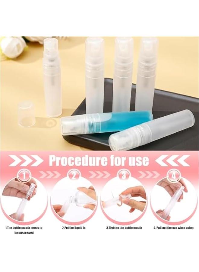 Beauenty Mini Spray Bottle, 6 Pcs Mini Clear Perfume Bottle, 5ml Refillable Fine Mist Spray Bottles for Liquid, Perfume, Makeup Tool, Travel - Image 5