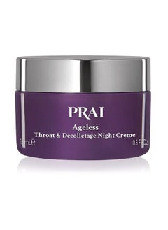 PRAI Beauty Ageless Throat & Décolletage Night Crème Antiaging & Antiwrinkle Neck Crème 05 Oz  - Image 2