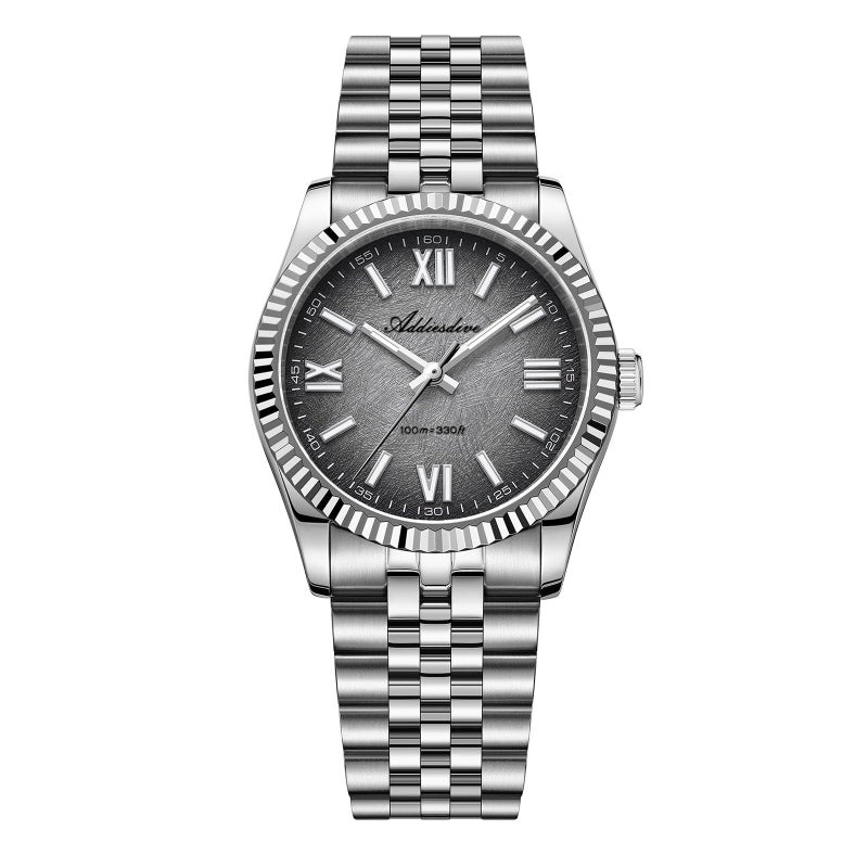 ADDIESDIVE Mens Luxury Watches Synthetic Sapphire Fluted Bezel VH Sweeping Second Movement 100 M Waterproof Watch for SwimmingSurfing - Image 2