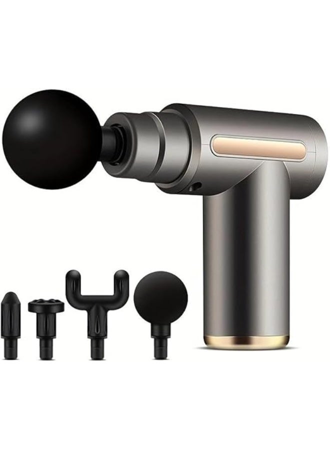 Portable Deep Tissue Massage Gun for Pain Relief – Handheld Electric Percussion Muscle Massager Gun for Athletes, Neck, Back, and Full Body Muscle Relaxation, Professional Fascial Massage Device - Image 4