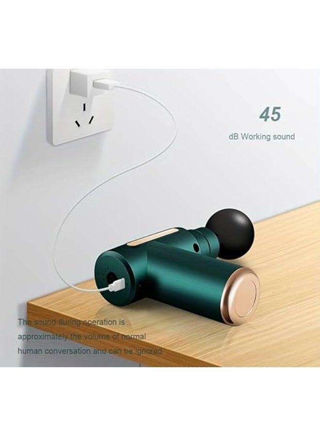 Portable Deep Tissue Massage Gun for Pain Relief – Handheld Electric Percussion Muscle Massager Gun for Athletes, Neck, Back, and Full Body Muscle Relaxation, Professional Fascial Massage Device - Image 2