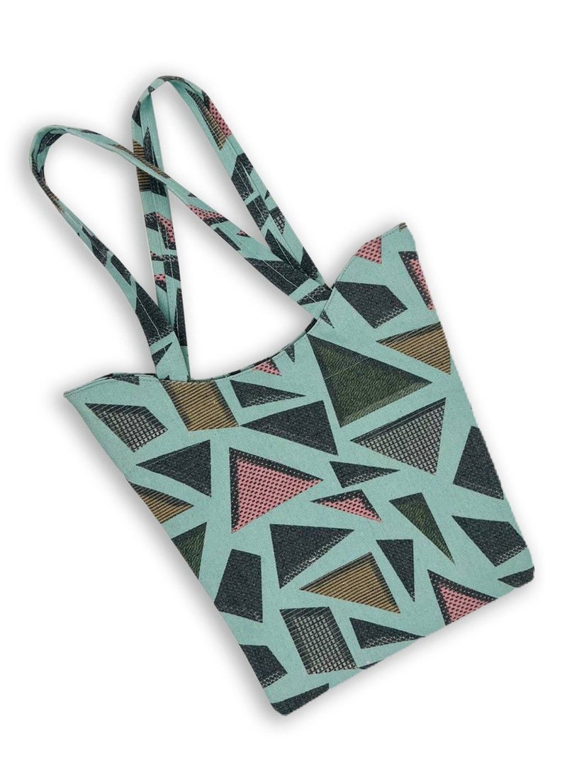 Gharibo Bags casual printed linen tote bag W230004B  - Image 1