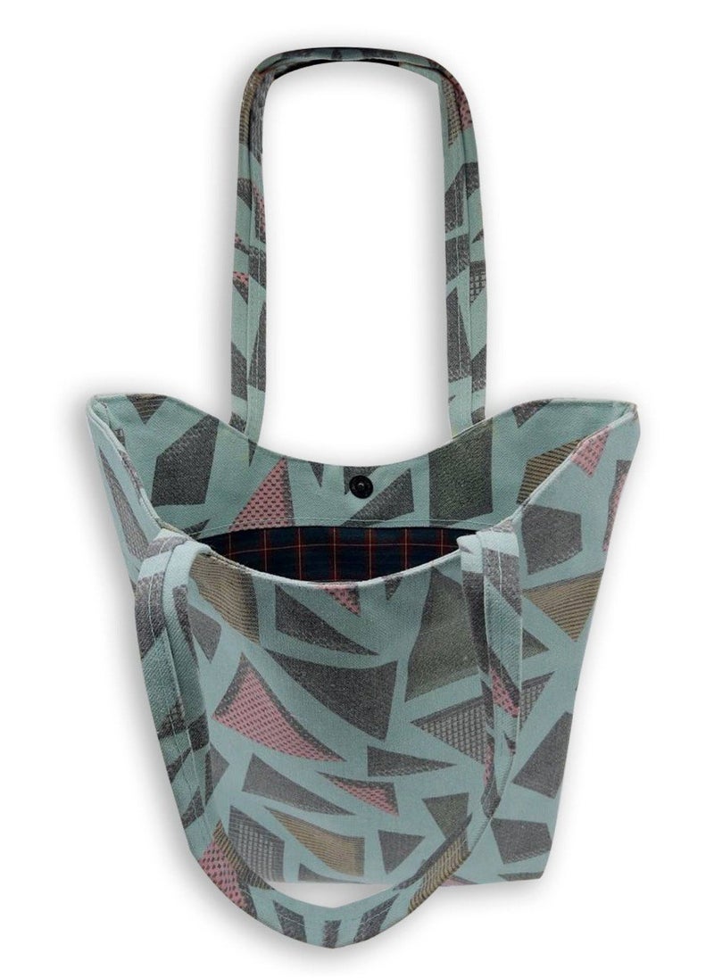 Gharibo Bags casual printed linen tote bag W230004B  - Image 2