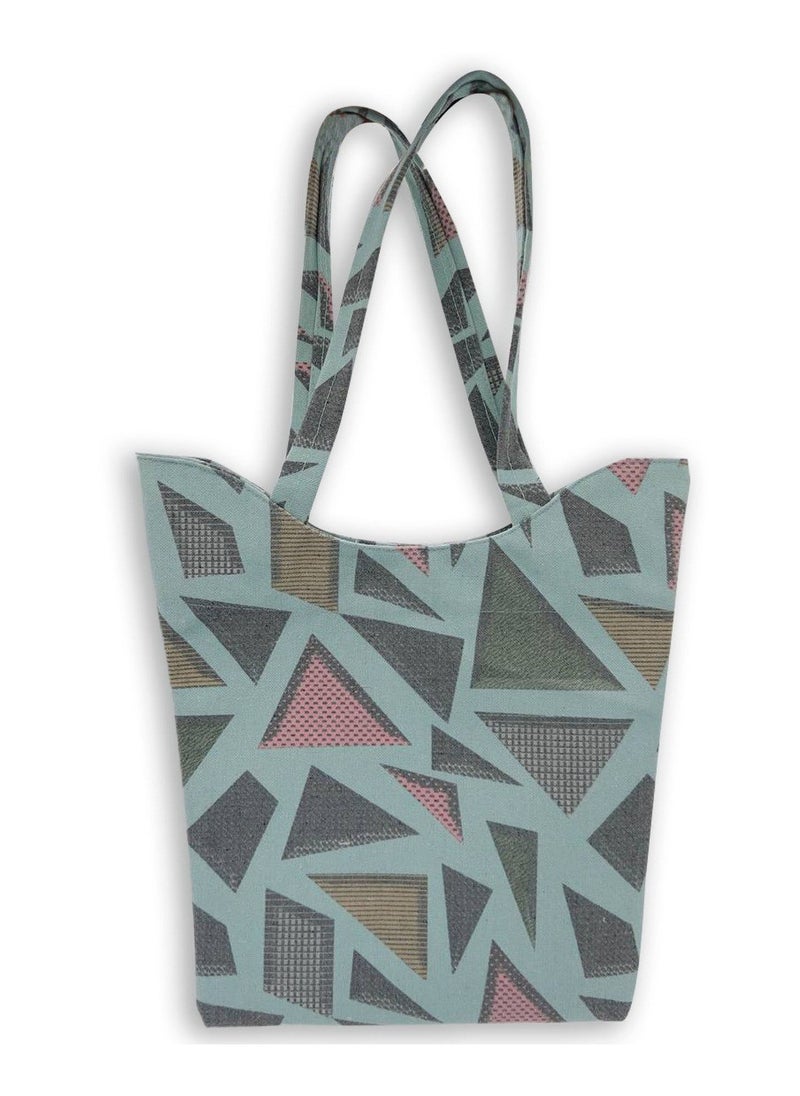 Gharibo Bags casual printed linen tote bag W230004B  - Image 3