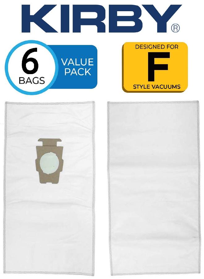 Kirby Allergen Reduction HEPA Filter Bags 6-Pack | Part #204811 | OEM Replacement for F-Style & Twist-Style Kirby Vacuums - Image 2