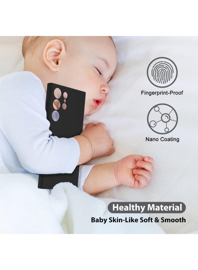 DUSALA Samsung Galaxy S22 Ultra Phone Case Liquid Silicone Slim Thin Soft Rubber Case Plain Smooth Gel Cover for Samsung Galaxy S22 Ultra 6.8-inch - Image 5