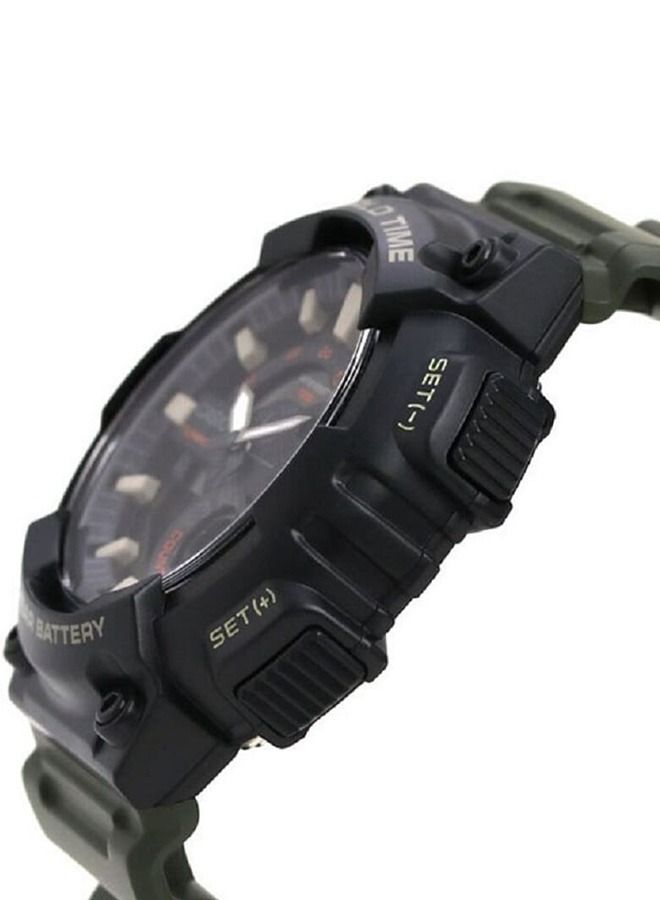 CASIO Resin Analog+Digital Wrist Watch AEQ-110W-3AVDF - Image 2