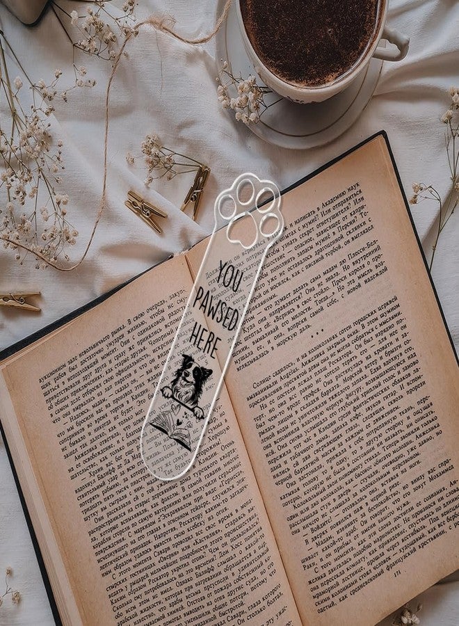 FOKCBOCM Collie Dog Bookmark for Collie Dog Lover Book Lovers Bookworm Bookish Nerd Librarian Teachers Students, Book Club Gifts for Reader Pet Owner Lover, Inspirational Reader Gifts-DYY04 - Image 4