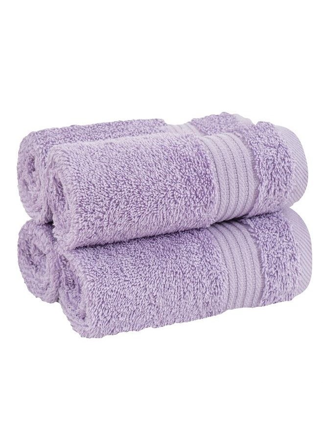 Cotton Paradise 6 Piece Towel Set, 100% Turkish Cotton Soft Absorbent Towels for Bathroom, 2 Bath Towels 2 Hand Towels 2 Washcloths, Lilac Towel Set 