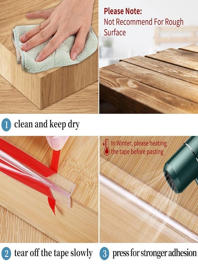 Trifecta واقي حواف سيليكون للأطفال من ترايفكتا، واقيات زوايا ناعمة للأطفال، واقي حواف لاصق مسبق اللصق لسلامة الأطفال، واقي أدراج وخزائن أثاث الأطفال (15 مم × 15 مم - 3 أمتار) - Image 5