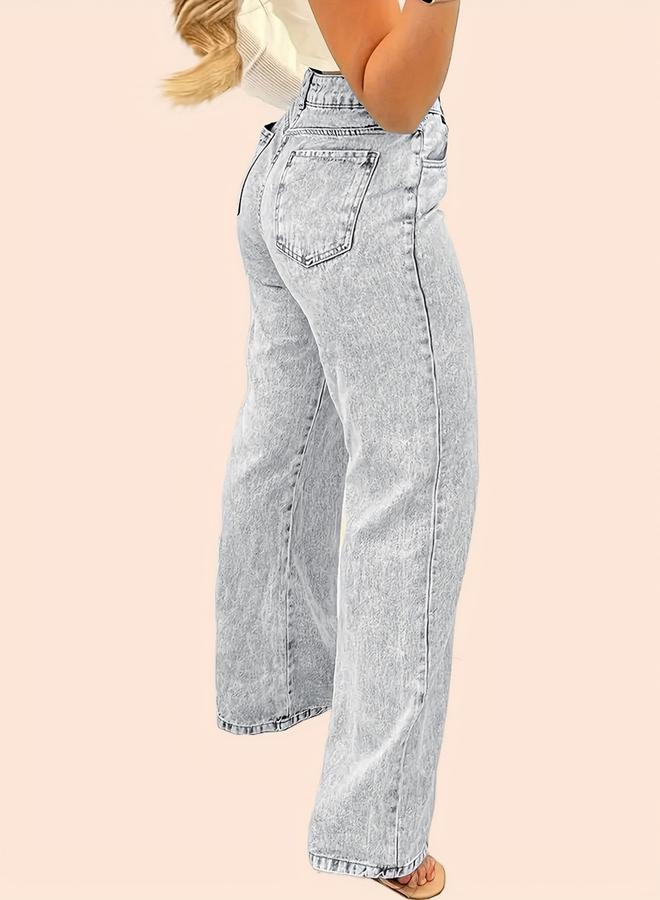 Take Two Women High Rise Straight Leg Jeans - Image 3