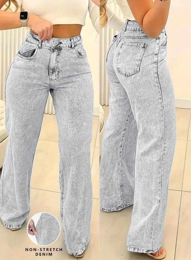 Take Two Women High Rise Straight Leg Jeans