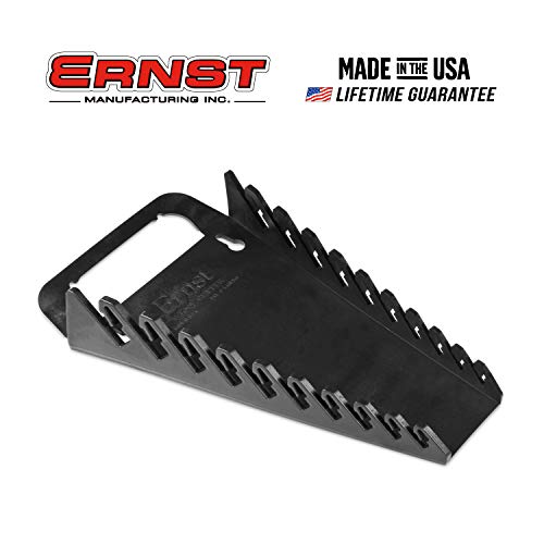 Ernst Manufacturing Gripper Wrench Organizer, 10 Tool, Black - Image 2