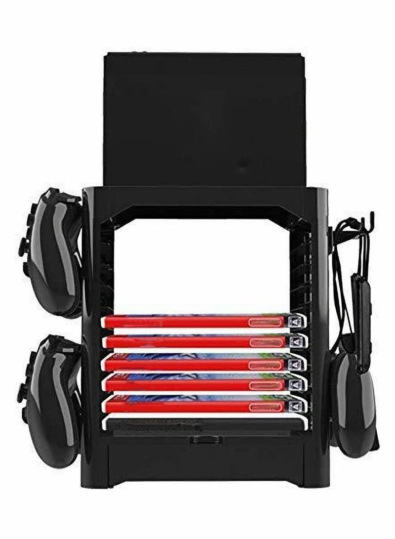 Y&D Multi-Function Storage Bracket for Switch,Tower Holder Stand Shelf Switch Game Disc Card Console Host Controller Accessories  - Image 4