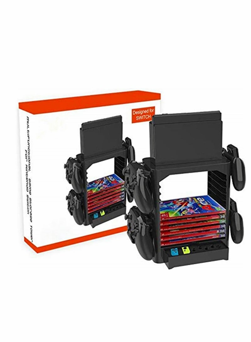 Y&D Multi-Function Storage Bracket for Switch,Tower Holder Stand Shelf Switch Game Disc Card Console Host Controller Accessories  - Image 1