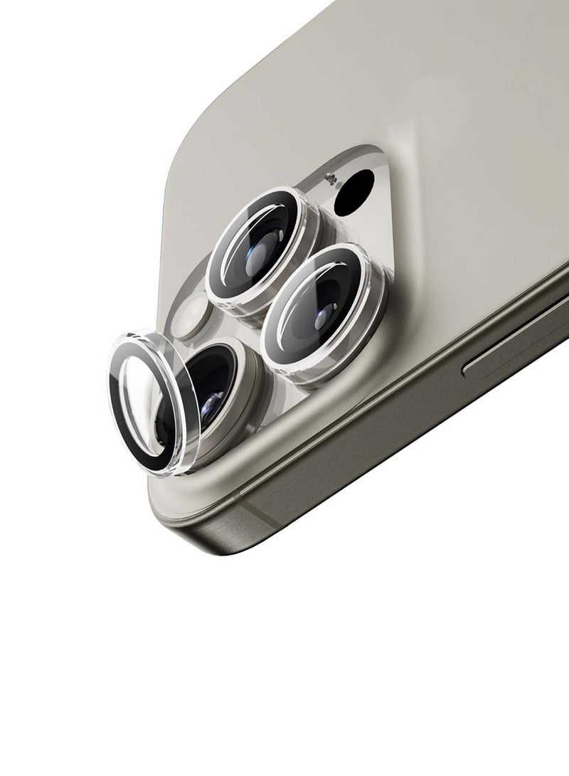 CHAPPELINE Apple iPhone 16 Pro Max 5G 2024 Chappeline LC01 Camera Protector, HD Phone Lens Protector (MLGITR) - Clear - Image 2
