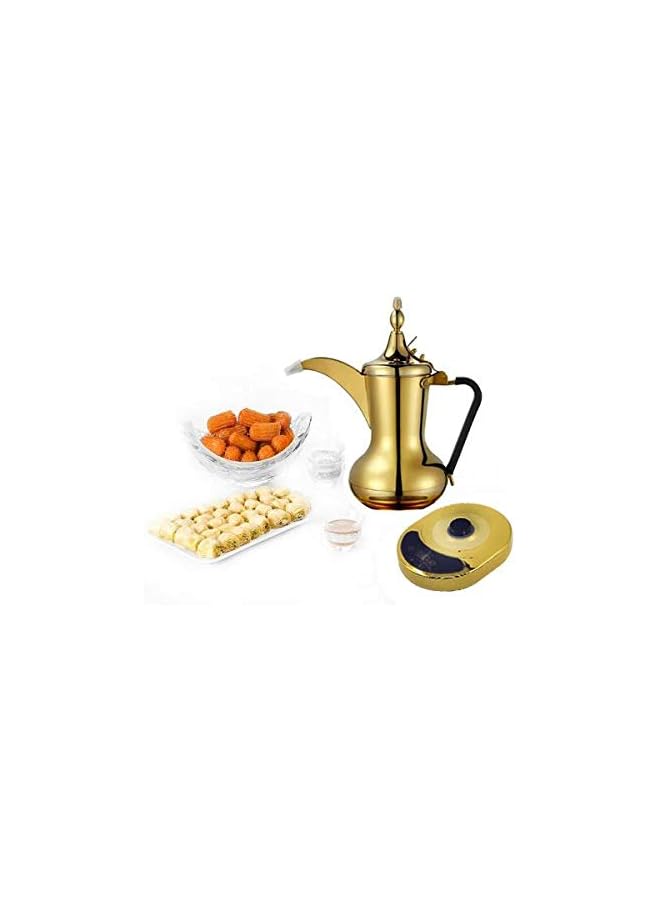 vesus Arabic Coffee Machine,Gold - FT-AL-168 - Image 1