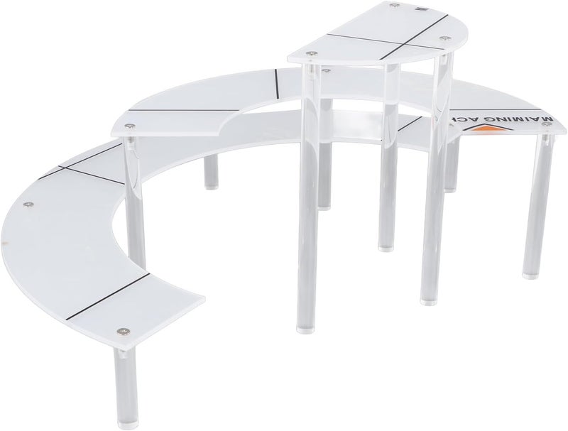 Acrylic 3-Tier Round Display Stand Detachable Clear Riser for Home Salon Store - Image 2