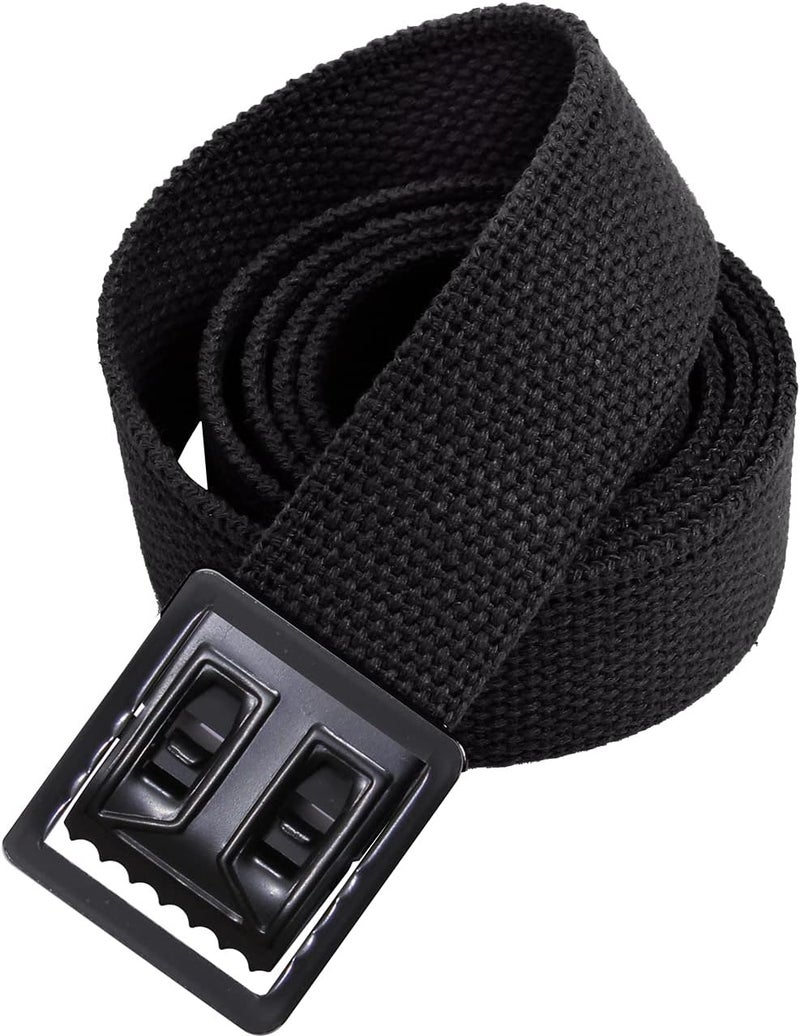Rothco Web Belts with Open Face Buckle Black 54