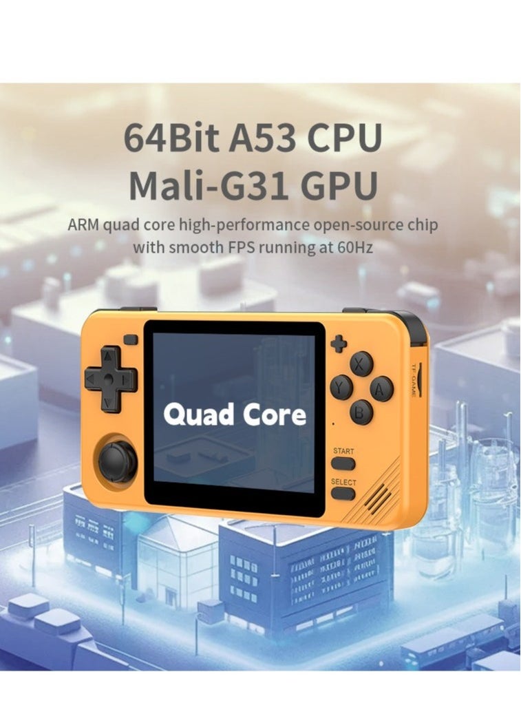 Powkiddy - POWKIDDY RGB10X Handheld Game Console 3.5 Inch IPS OCA full lamination Screen Retro Video Game Console Open Source Linux Game Player Support WiFi Bluetooth 10000+ Games Portable PSP(64G Black) - Image 1