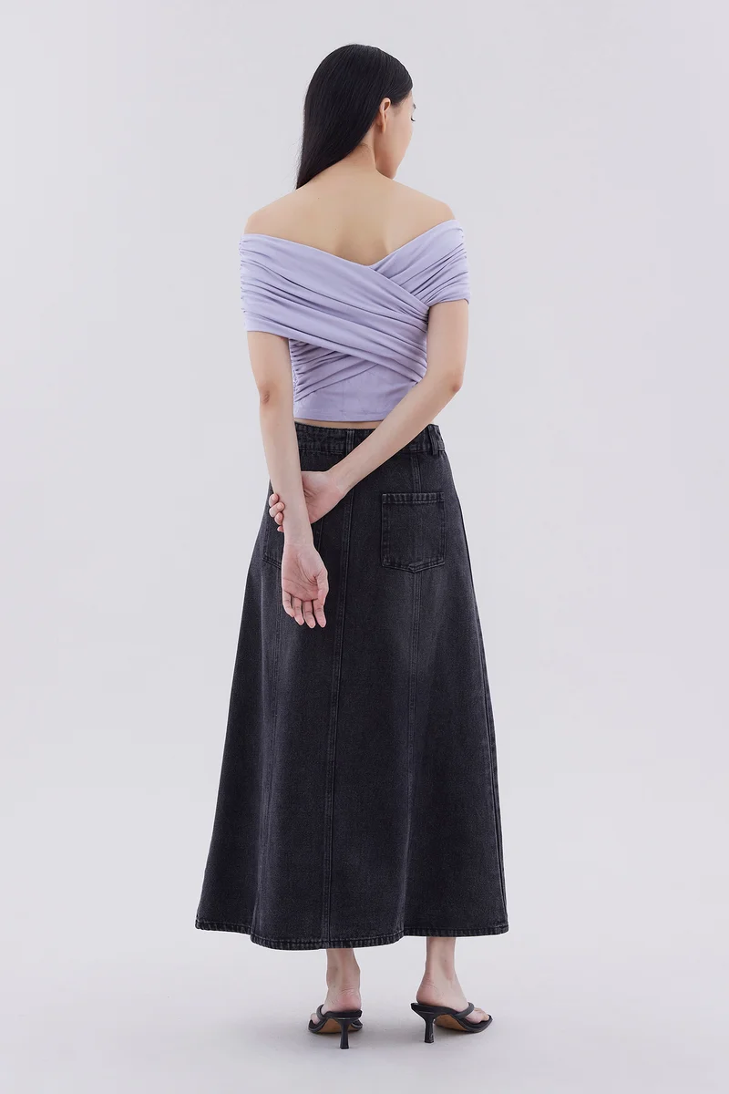 ذا اديتورز ماركت Quinsel Jersey Cross Top